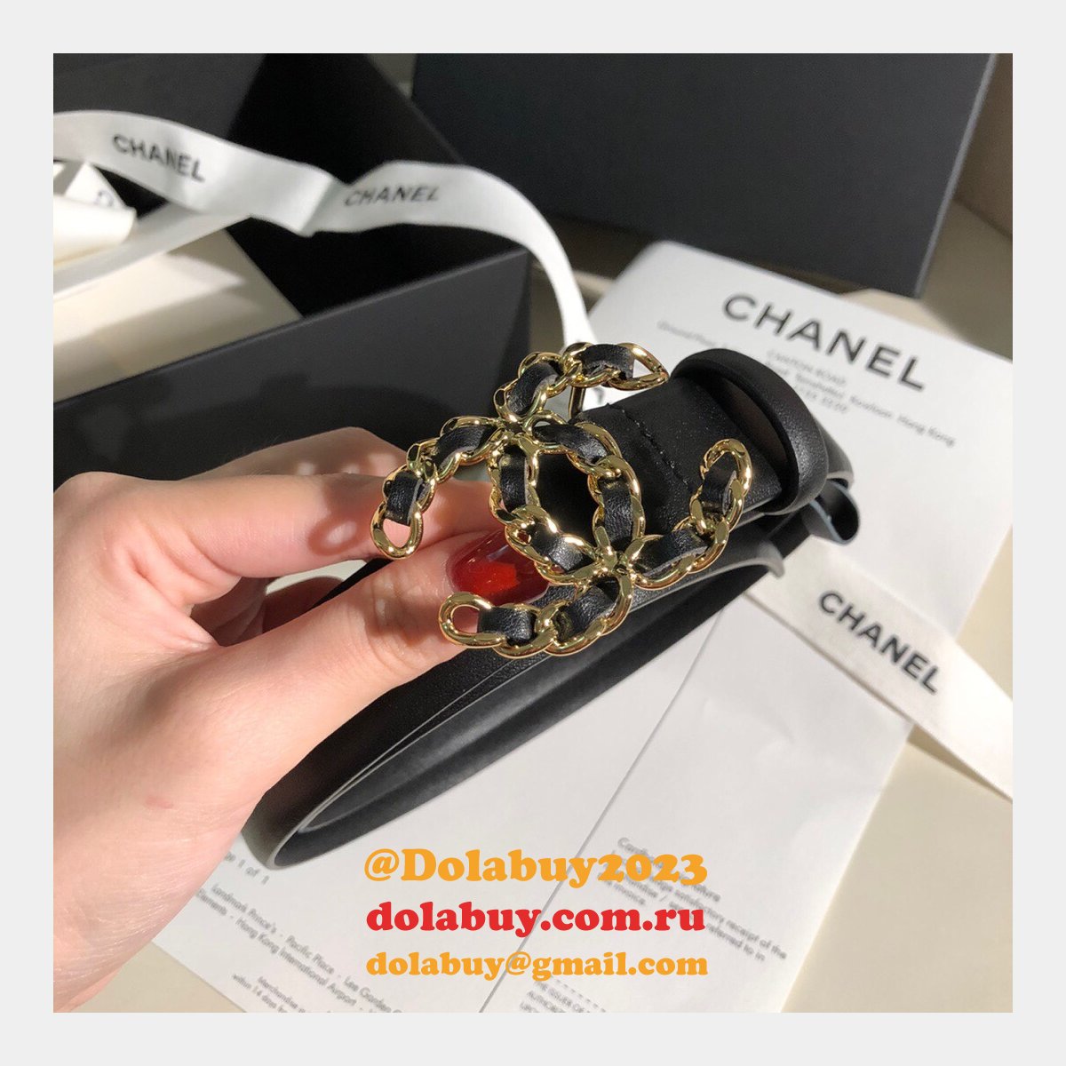 7 Star Knockoff CC BELT 30MM Top Quality