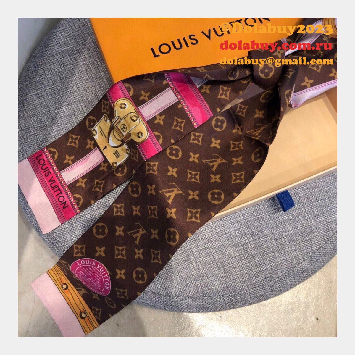 Wholesale louis vuitton Double silk Ribbon