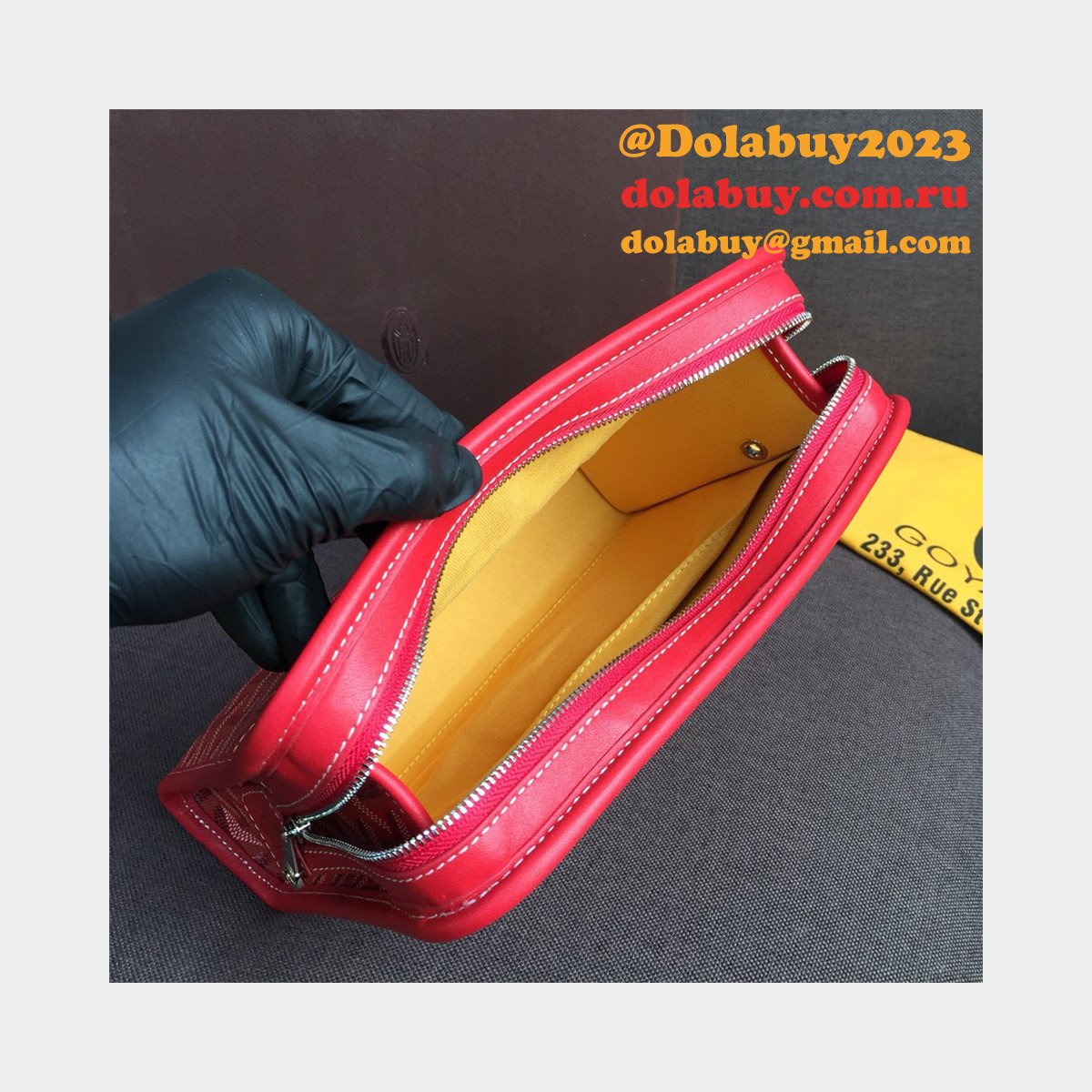 Top Quality Goyard Multi-Color Cosmetic toiletry bag