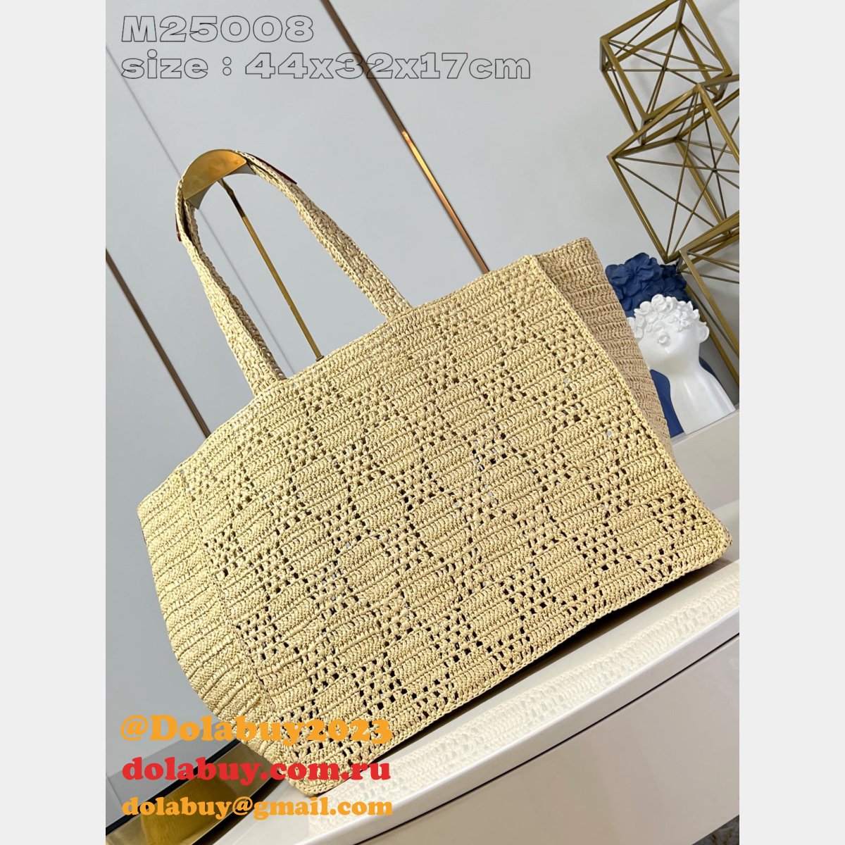 Louis Vuitton Summer Shopper Tote M25008 Men Replica Bags