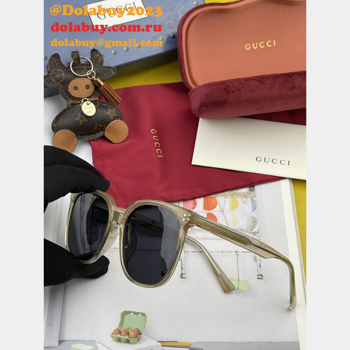 wholesale G*u*i 9807/0242 /g6521/g3369 perfect sunglasses