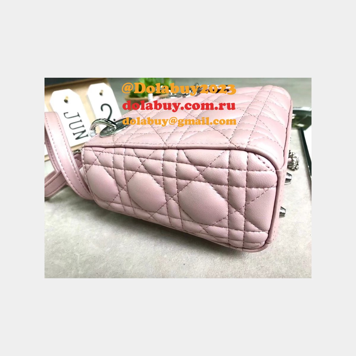 AAA+ Christian Lady Dior Handbags Online Purchase MINI 17CM