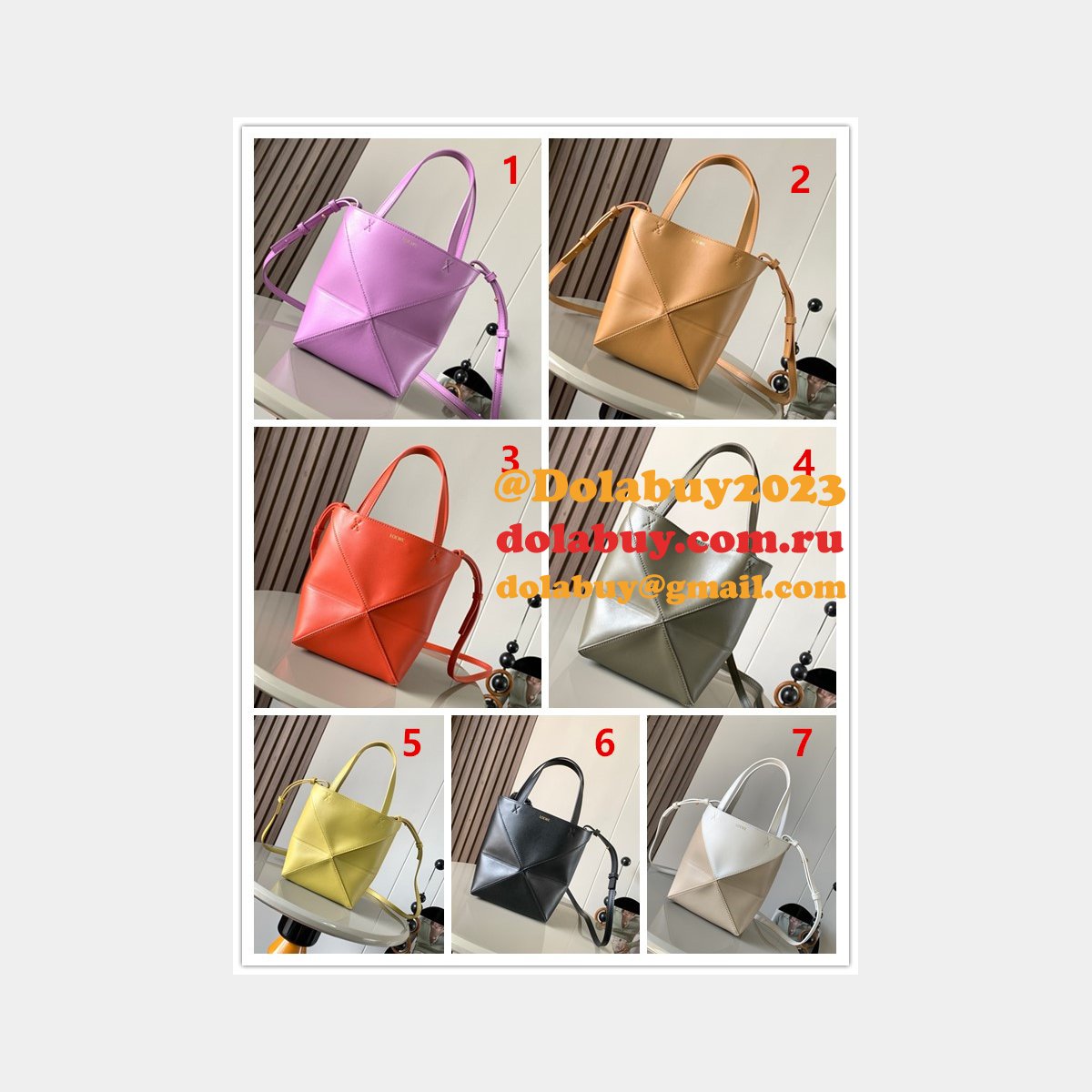 7 Star Fashion Puzzle Fold tote mini size bag