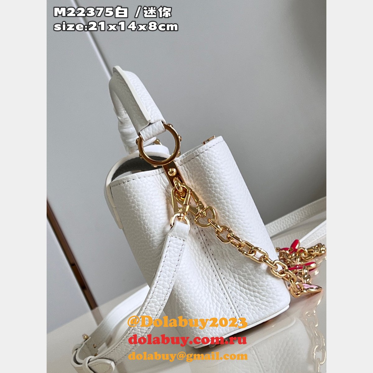 Capucines Louis Vuitton Knockoff M22375 Top Qualitys Bag