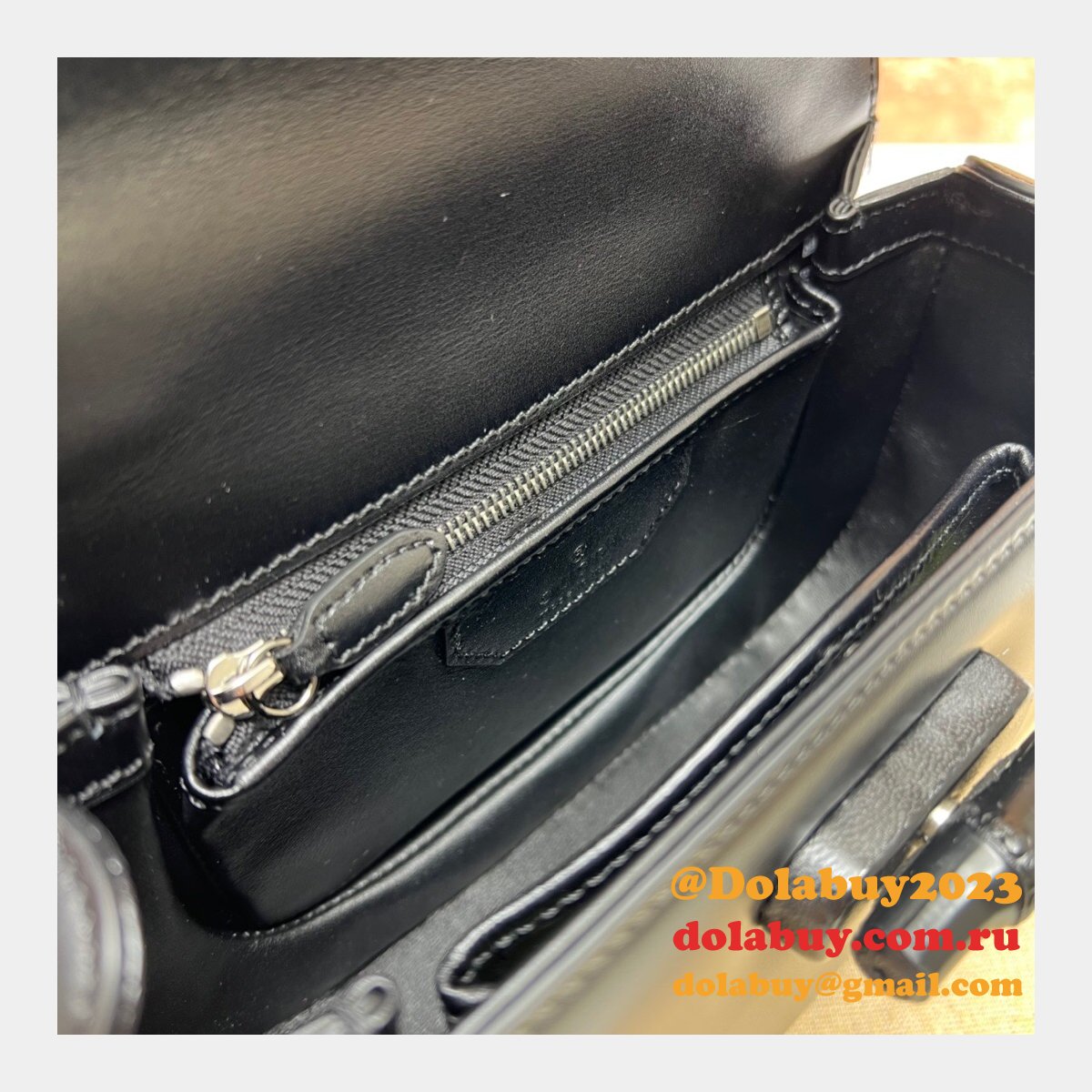 top quality G*u*i bamboo 1947 small top handle bag #675797