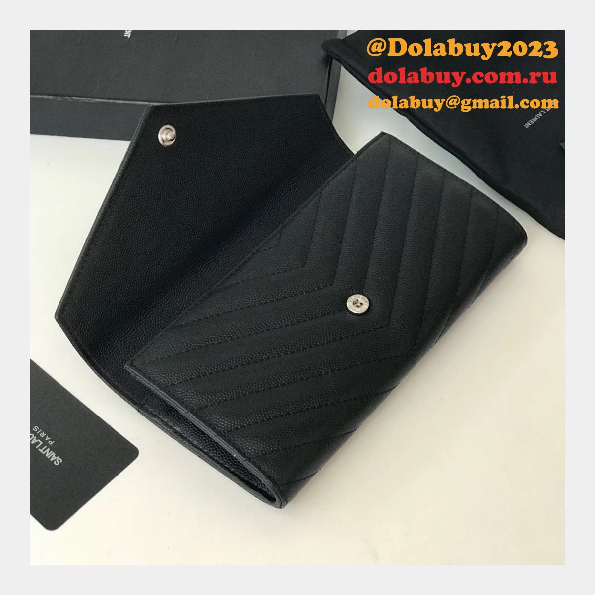 Saint Laurent YSL 403943 Monogram Compact Clutches