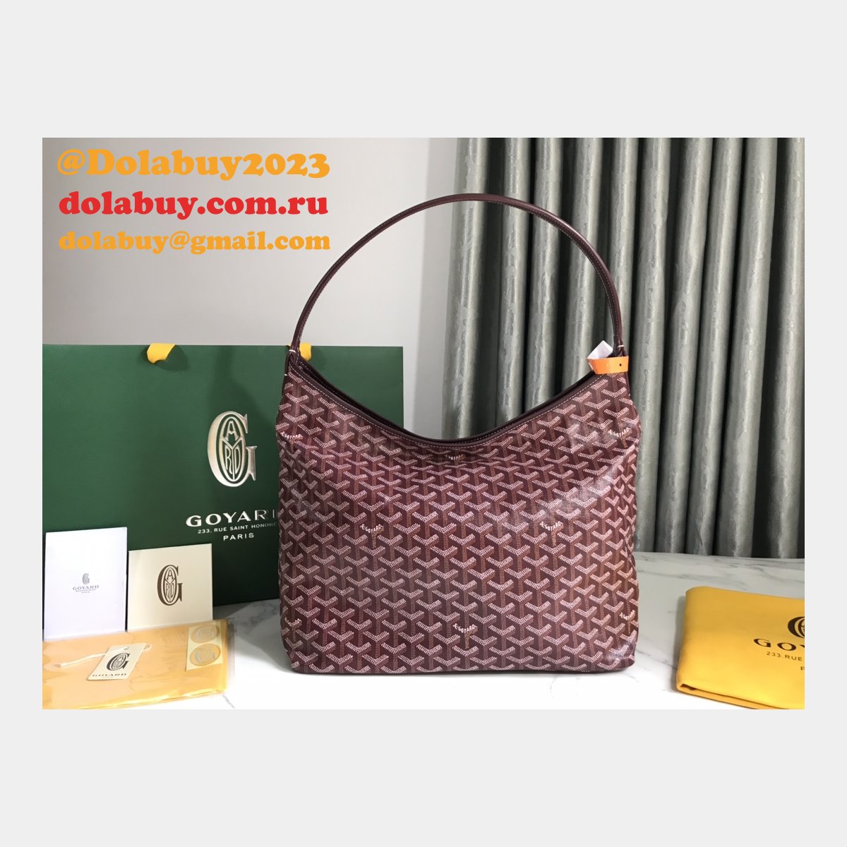 Designer Goyard Hobo Bohème Saint Louis Artois Replica Bag