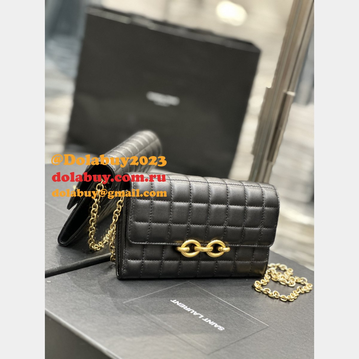 Le Maillon Chain YSL Wholesale Replica 738109 7 Star Shoulder Bag