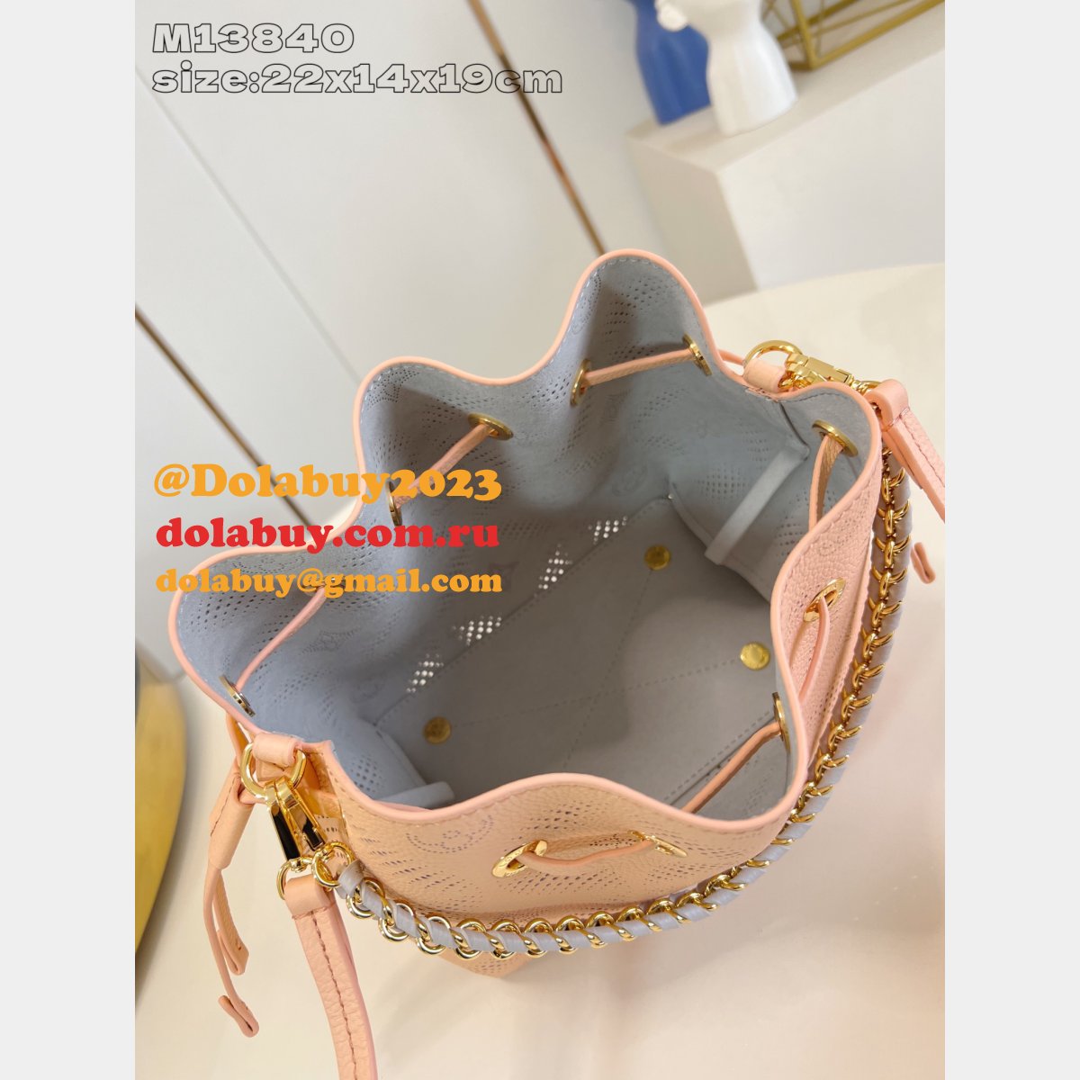 Luxury M13840 Louis Vuitton Bella Mahina Women Handbags