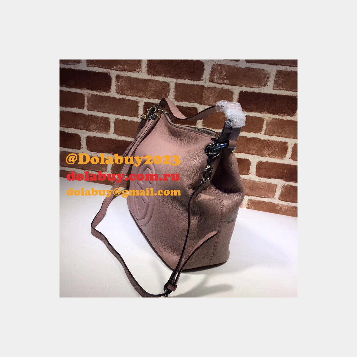 replica G*u*i luxury shoulder soho leather hobo 408825 bag