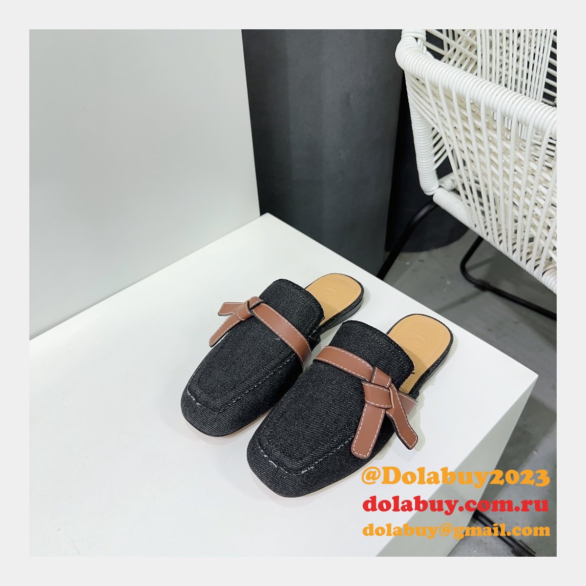 Loewe Replica Gate Mule Slippers High Quality Shoes