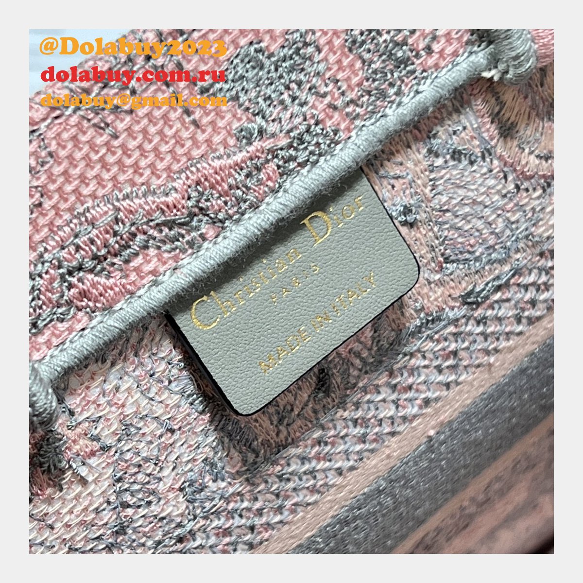 Luxury DIOR BOOK TOTE CHEAP REPLICA BAG Designer