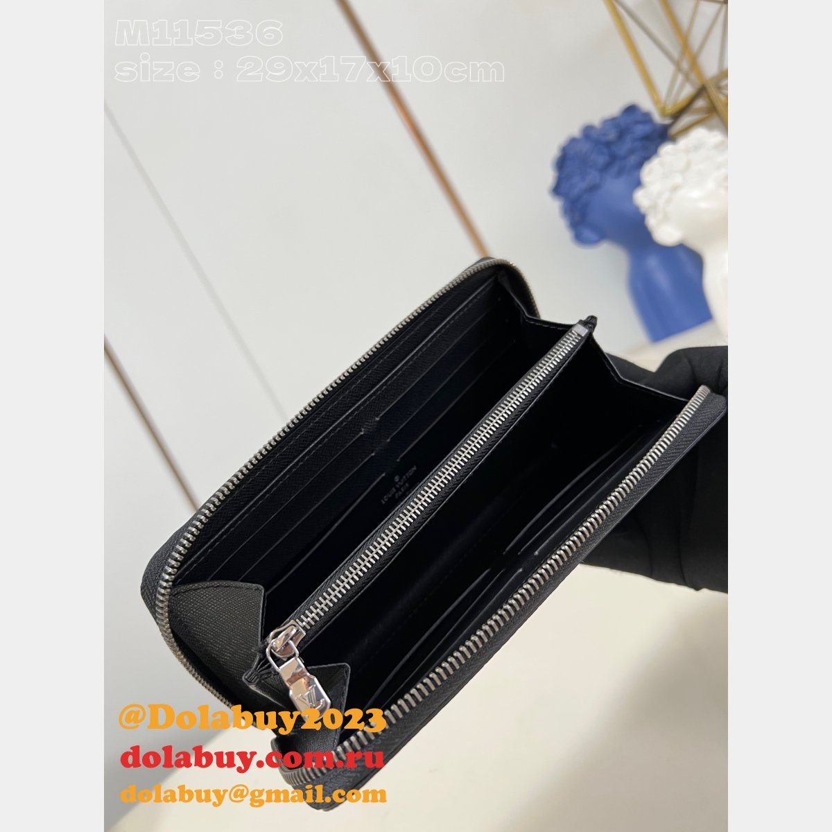 Duplicate N00056/M11611 Zippy Wallet Horizontal Damier Graphite/Monogram Canvas