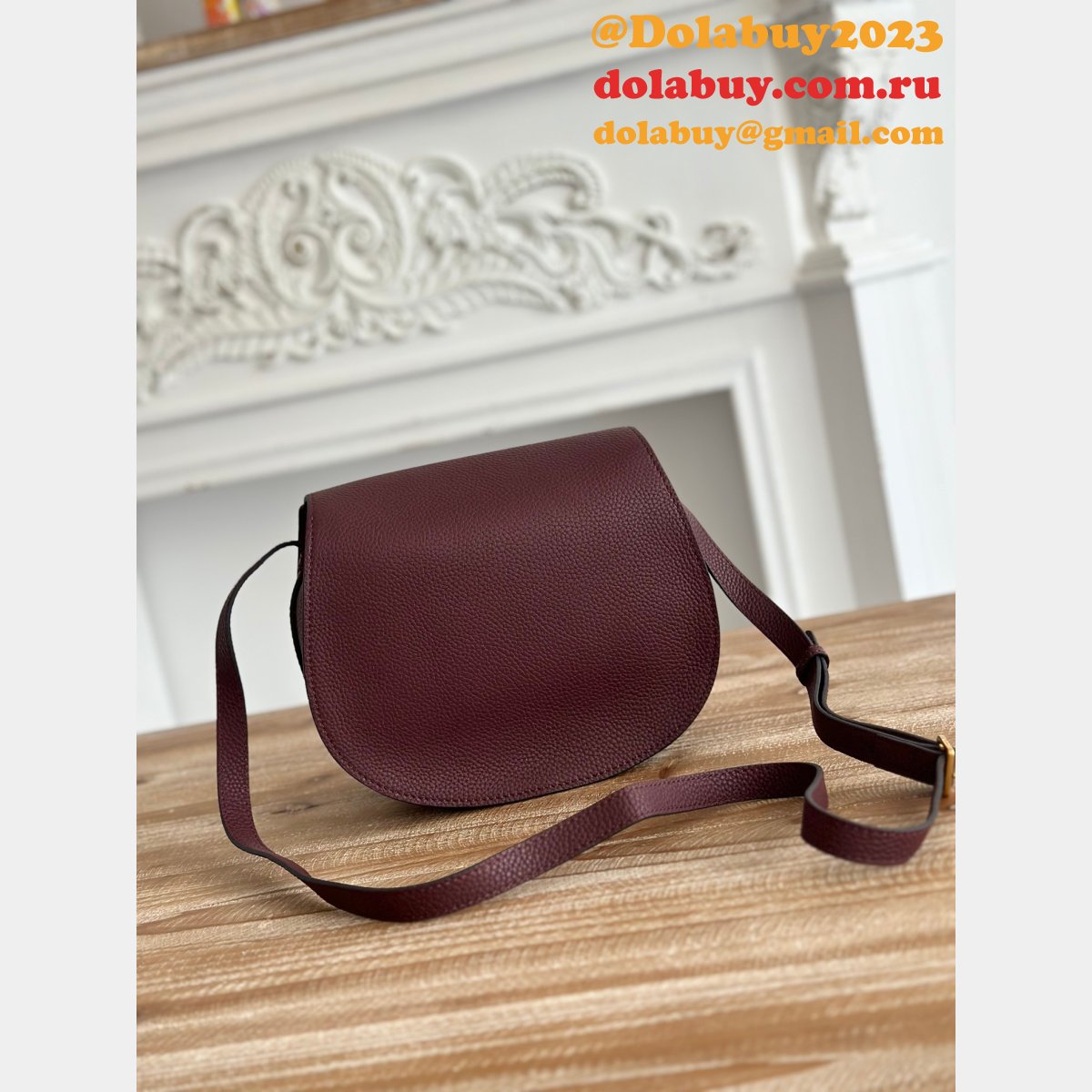 Top Quality Luxury Chloe Marcie Cowhide Handbag