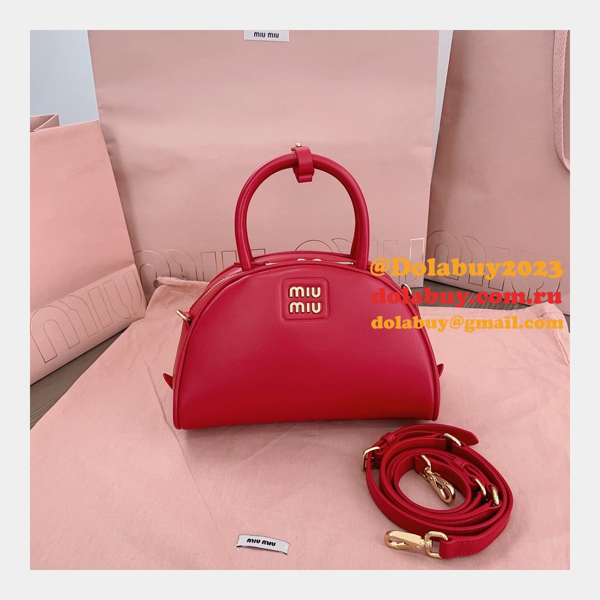 Miumiu 7 Star 5BB157 Designer Replicas Dumplings Handbag