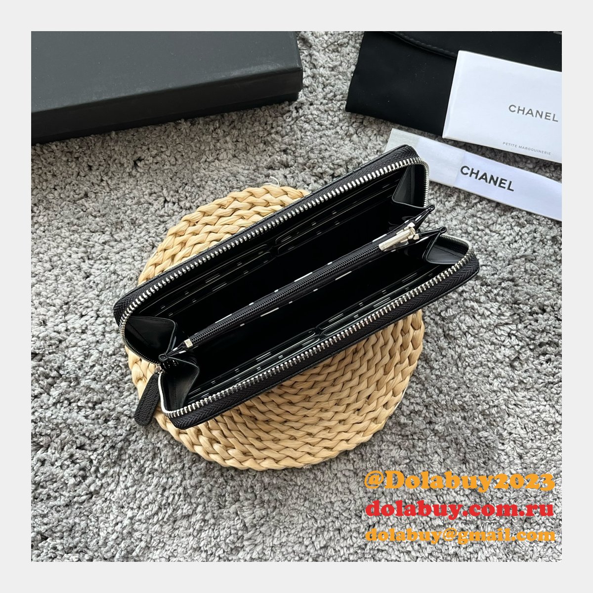 High Quality 7 Star Zipped Coin Purse AP3840 & AP3830 Replica Wallets