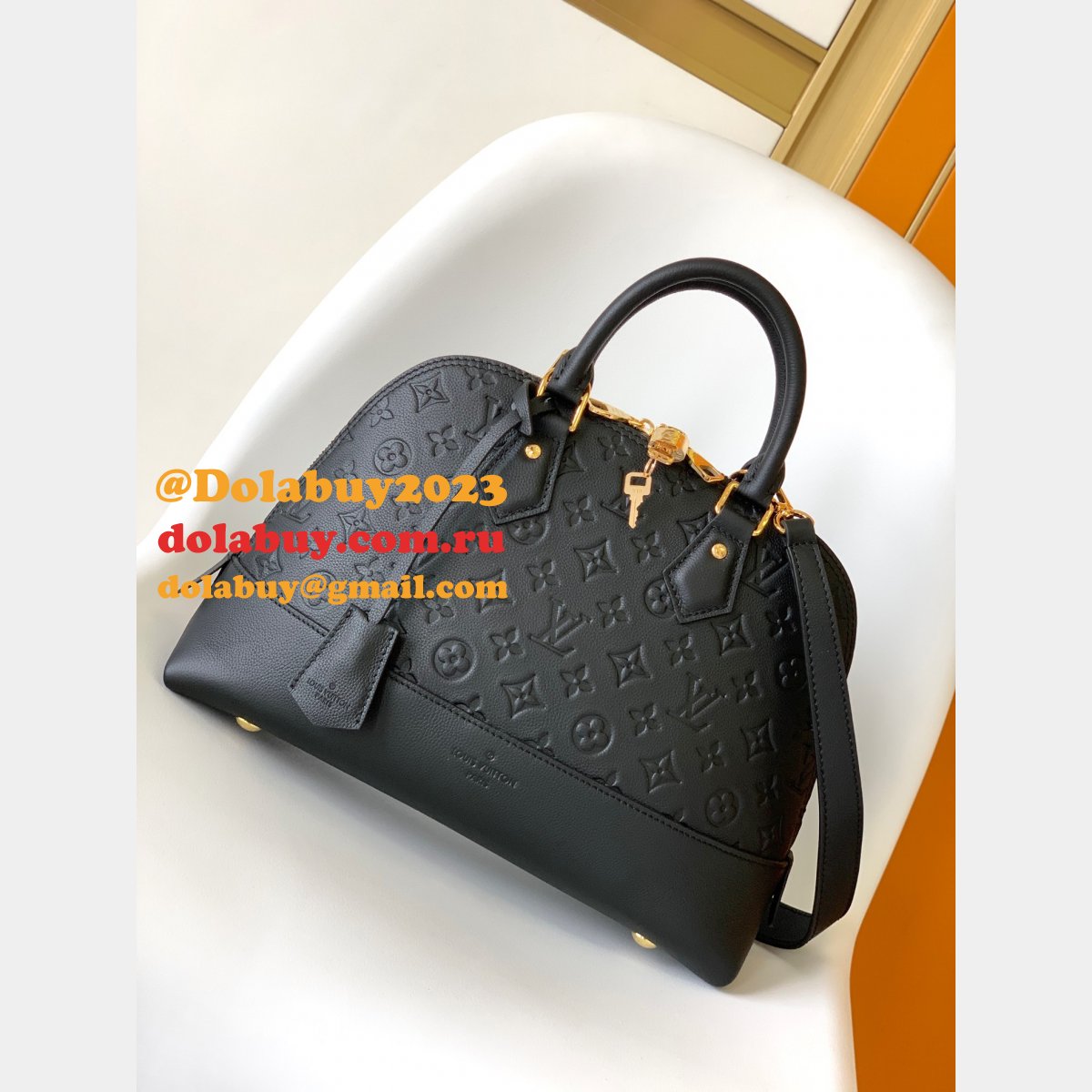 Louis Vuitton Neo Alma PM Monogram Empreinte Leather M44832 Replica