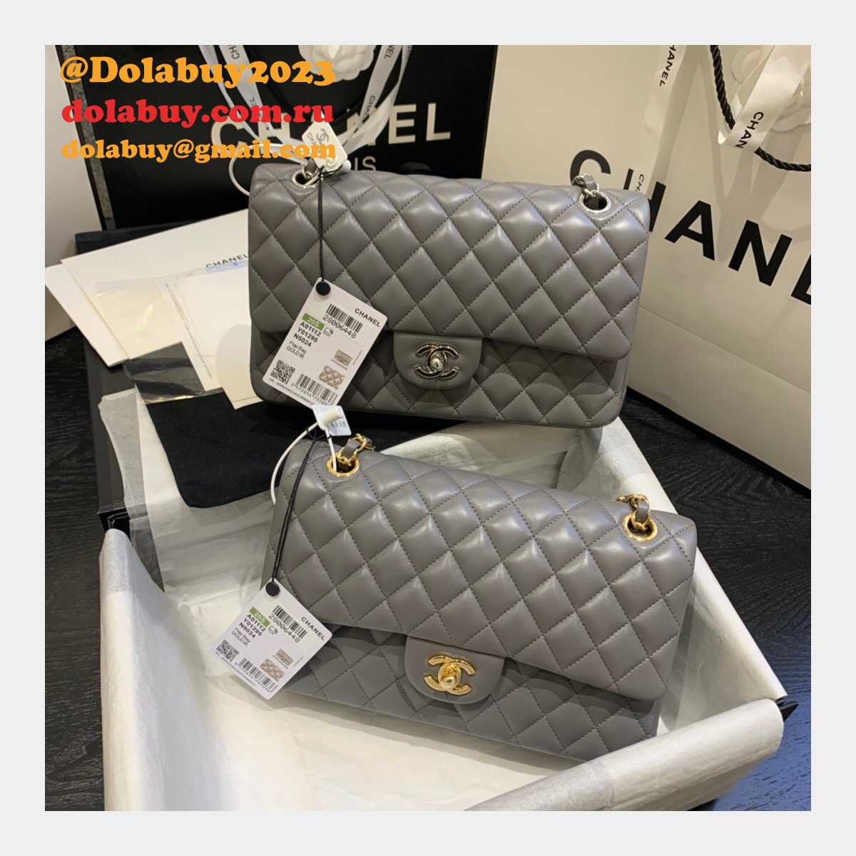 High Quality Replica Lambskin CF1112 Bags 25CM For Sale