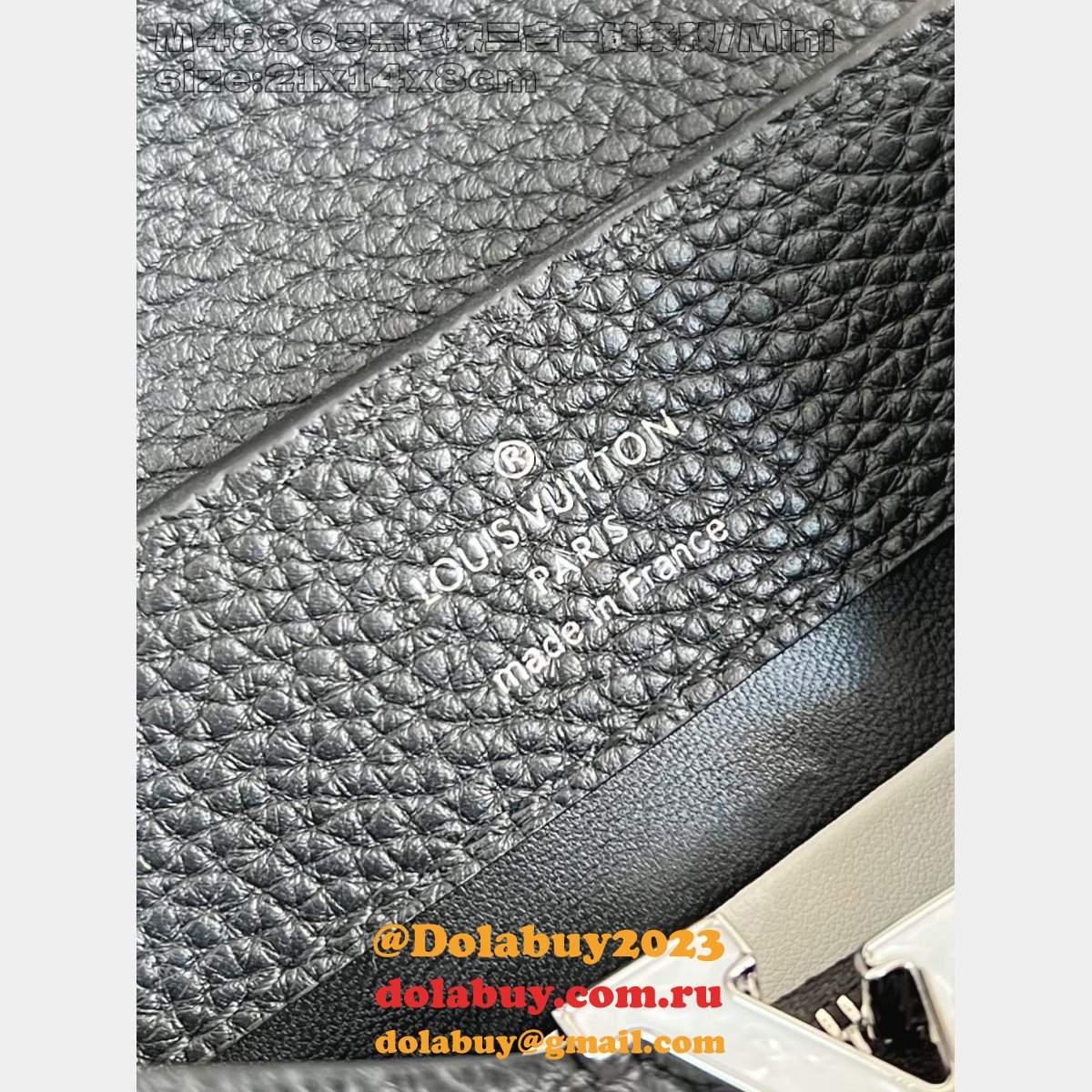 Louis Vuitton The Capucines High Quality M48865 Black Pearl Bag