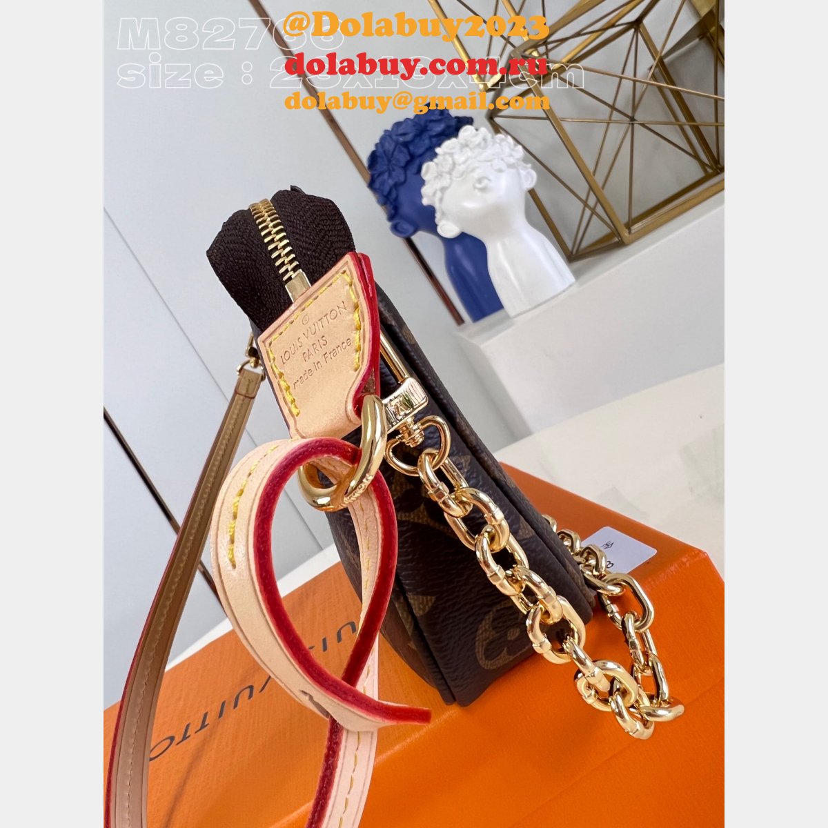 M82766 Pochette Accessoires Monogram Wholesale Louis Vuittons Bag