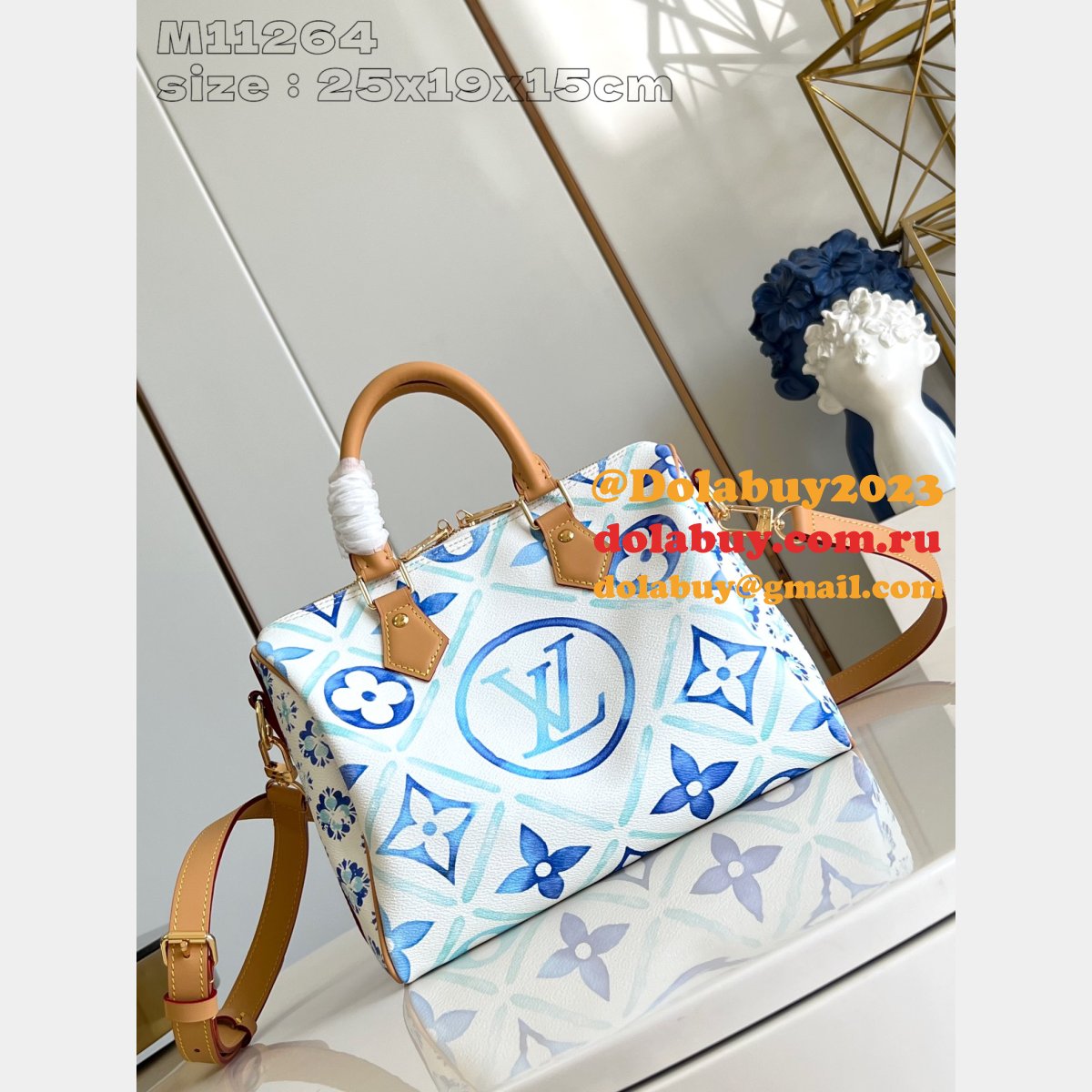 Knockoff Louis Vuitton Speedy Bandoulière 25 M11264/M11209 7 Star Bag