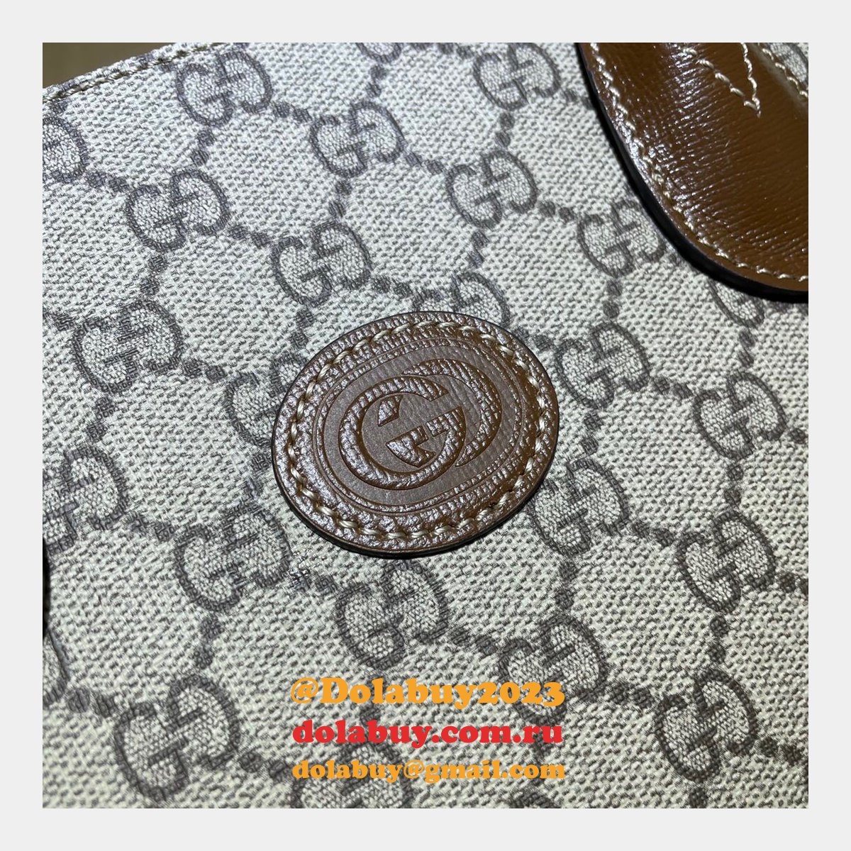 replica G*u*i beige gg small tote 659983 bag