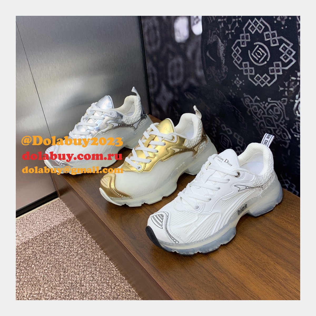 The Best Replicas Dior Vibe Sneakers AAA+ Quality Shoes