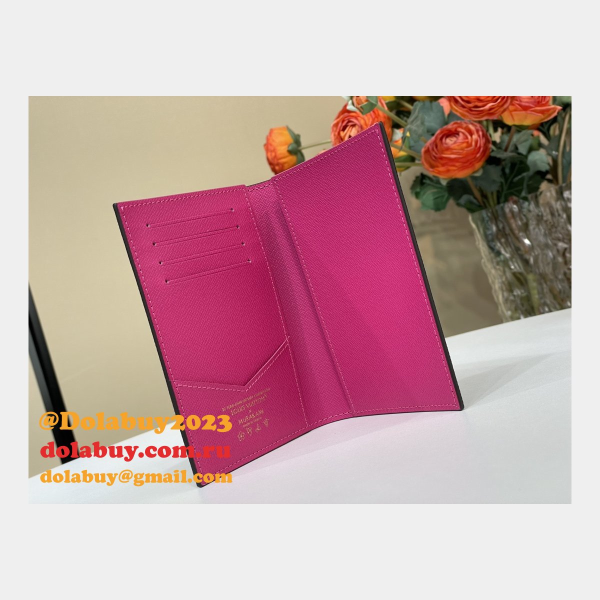 Louis Vuitton M14164 LV x TM Passport Cover Monogram Canvas Bag