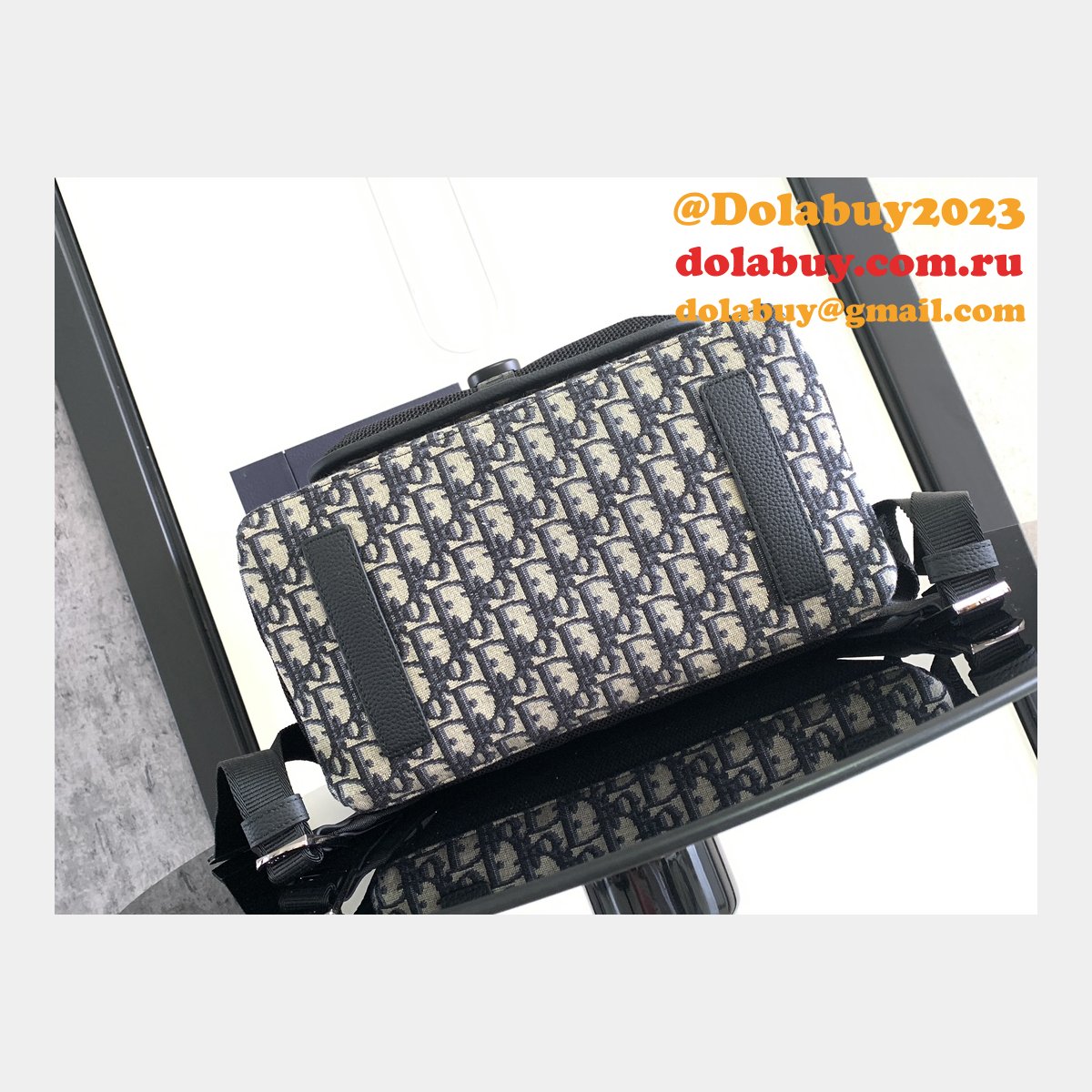 Luxury men Duplicate dior Oblique backpack