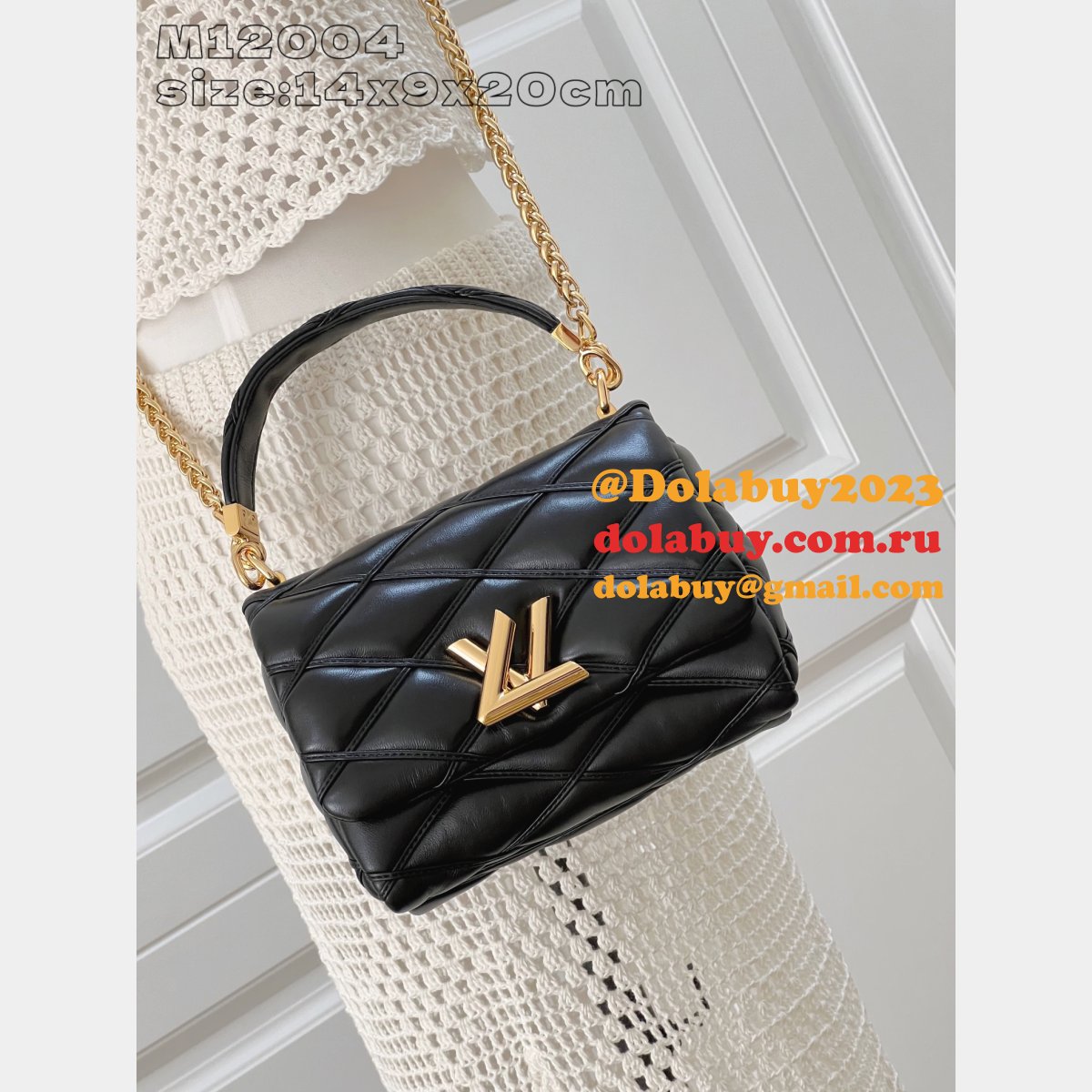 Best AAA+ M12004 Louis Vuitton GO-14 PM 1:1 Mirror Bag