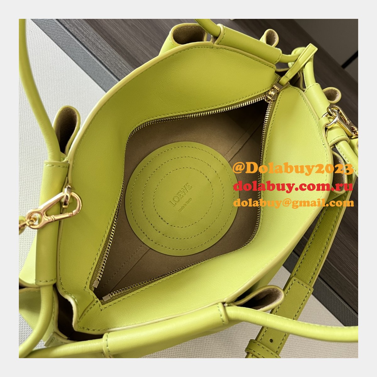 Top Quality Paseo Dumpling Buns small Nappa leather BAG