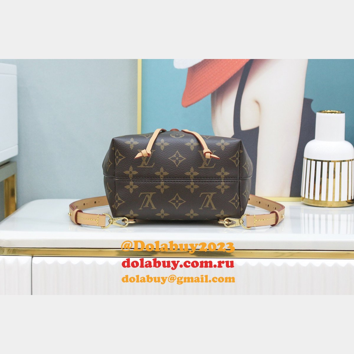 Louis Vuitton Wholesale M45502 Montsouris Backpack Monogram Empreinte Leather