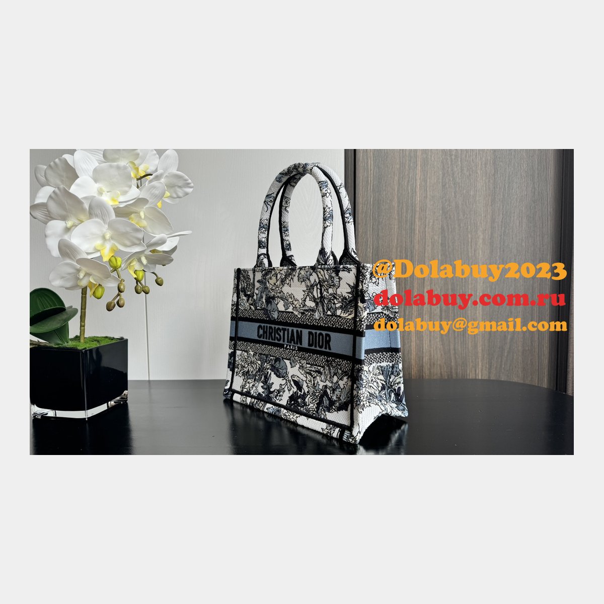 Christian 2024 Dior Duplicate Top High CD Book Tote Bags