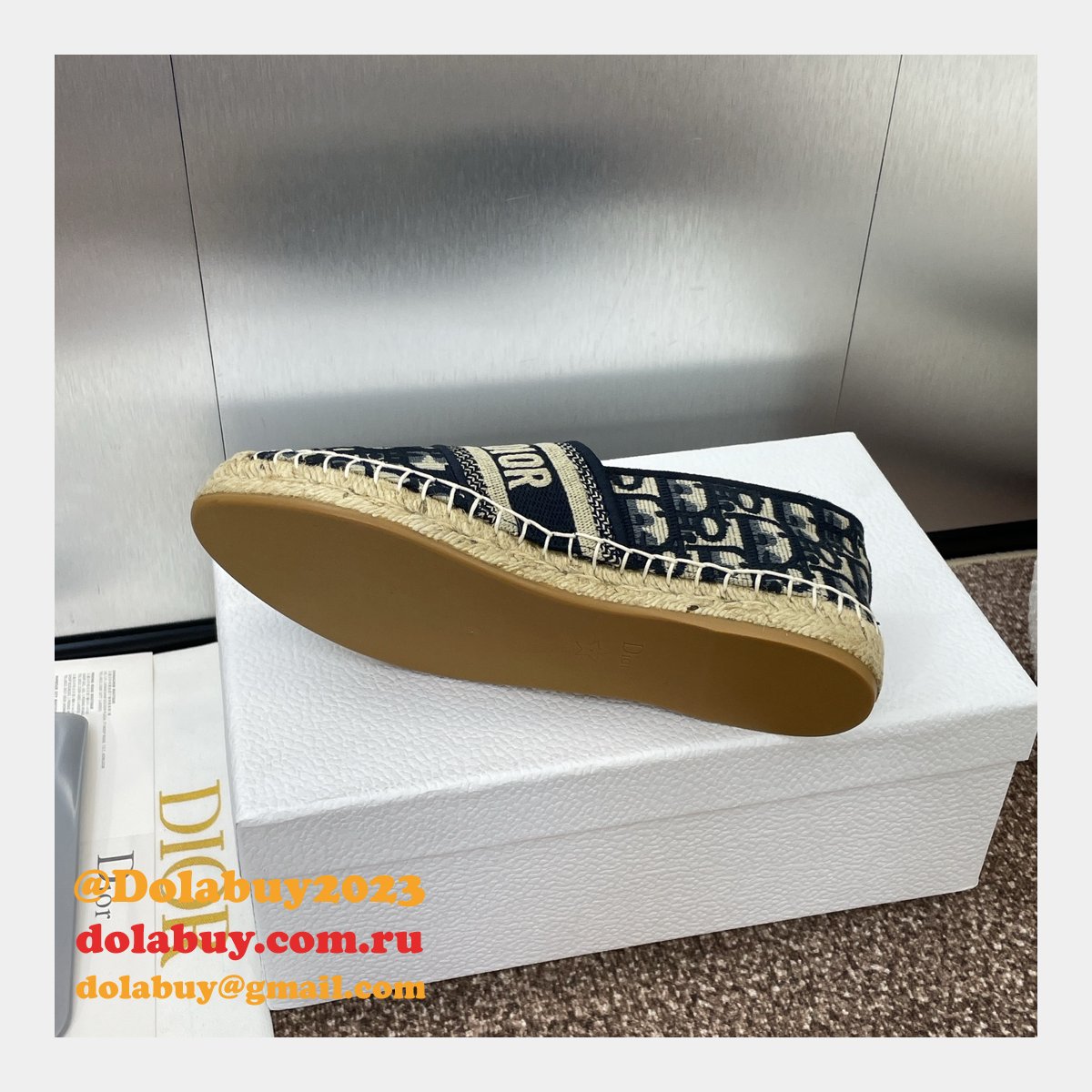 Wholesale Fashion Dior Granville Espadrille