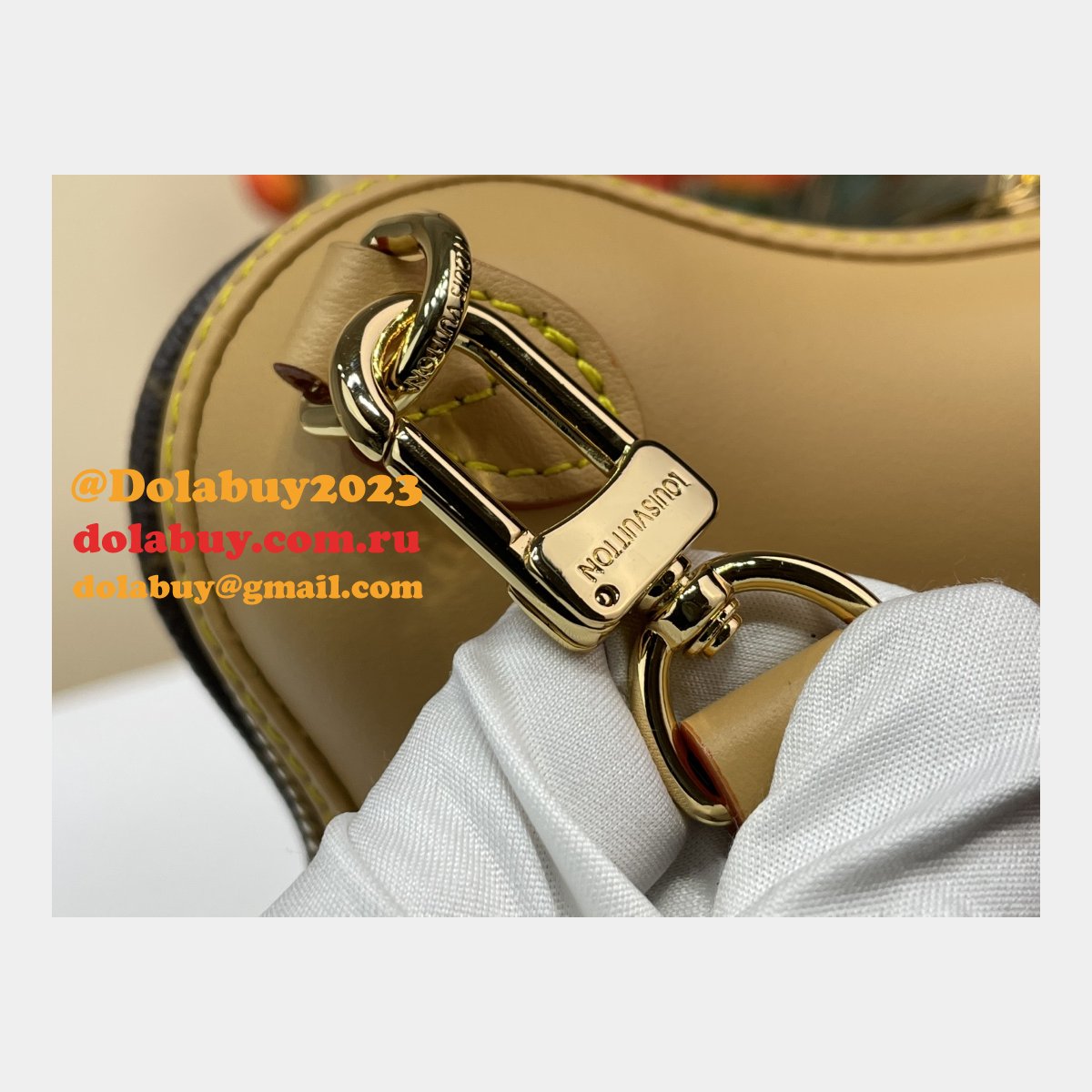 Louis Vuitton M12615 Bone Wearable Wallet Monogram Bag