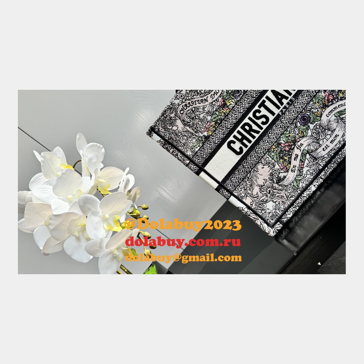 Replica Christian Dior Book Tote 2025 1:1 Mirror Bag