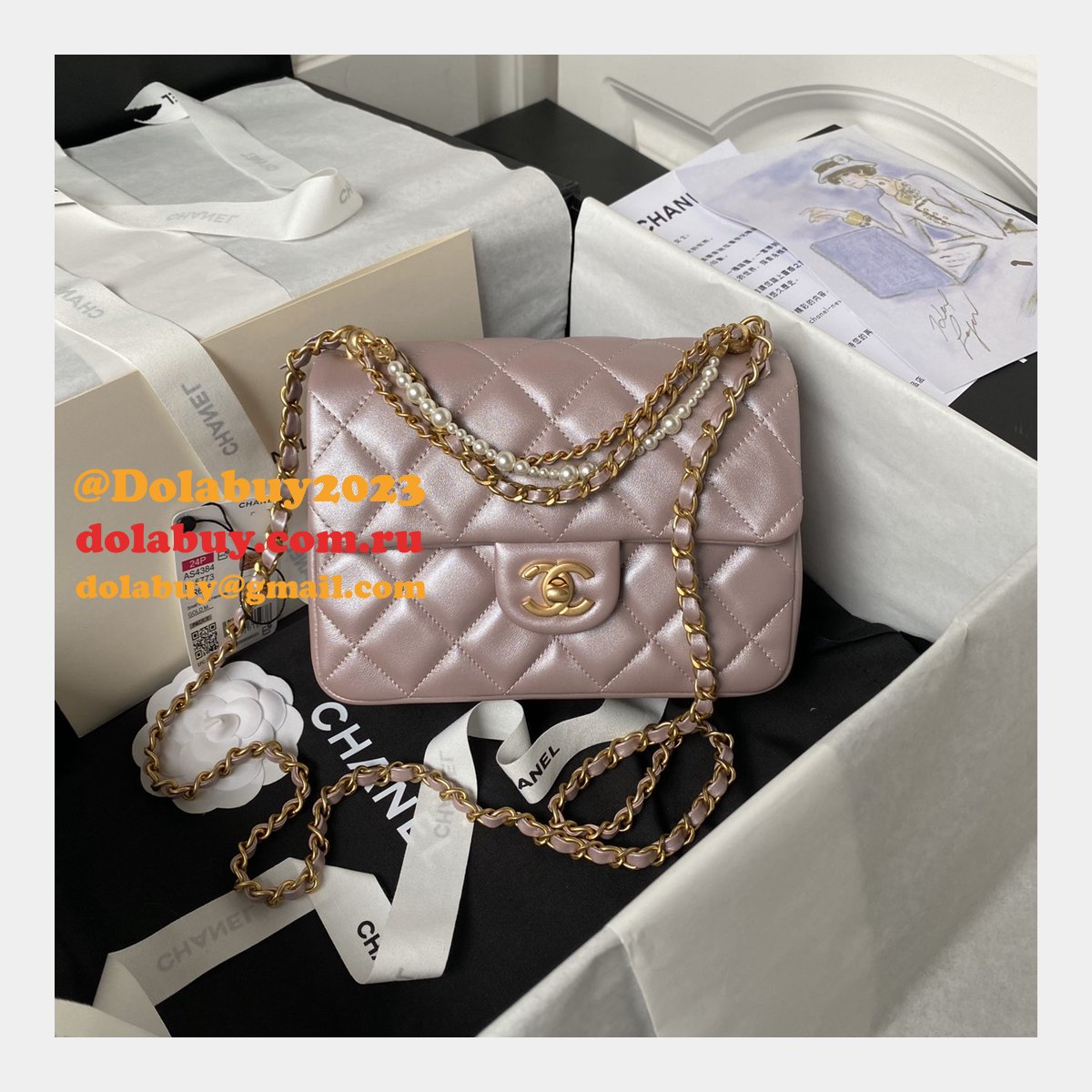 Fake Designer AS4384 Mini Flap High Quality Bag