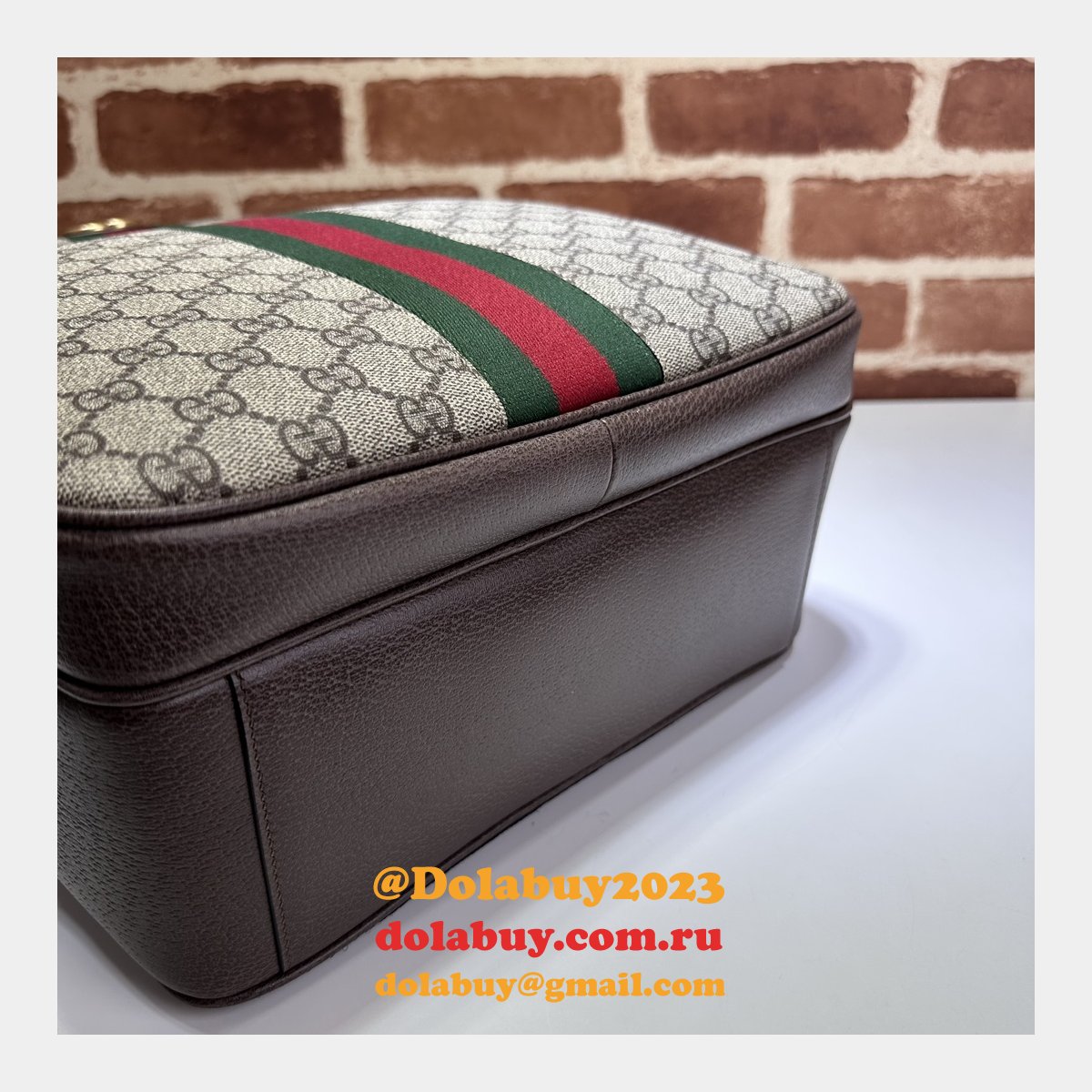 ophidia gg backpack for men 779901 G*u*i replica bag