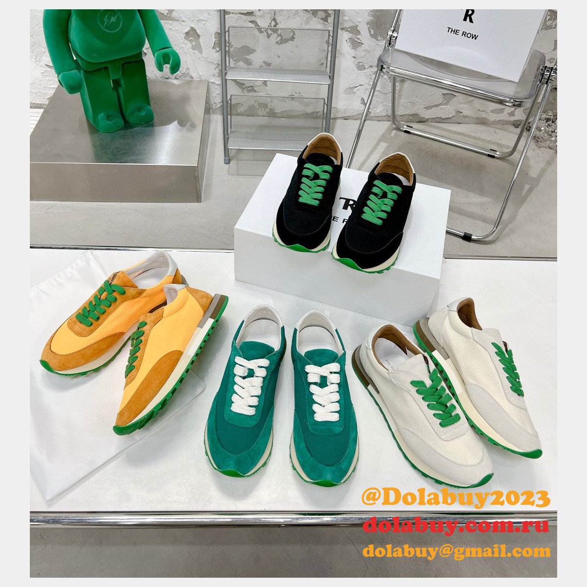 Designer Fake The Row Top Quality Lace-up Casual Shoes Store