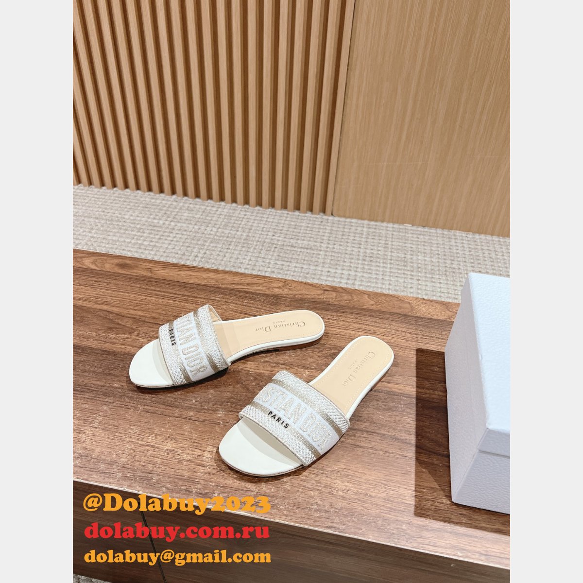 Top Quality Cheap Knockoff DIOR DWAY SLIDE
