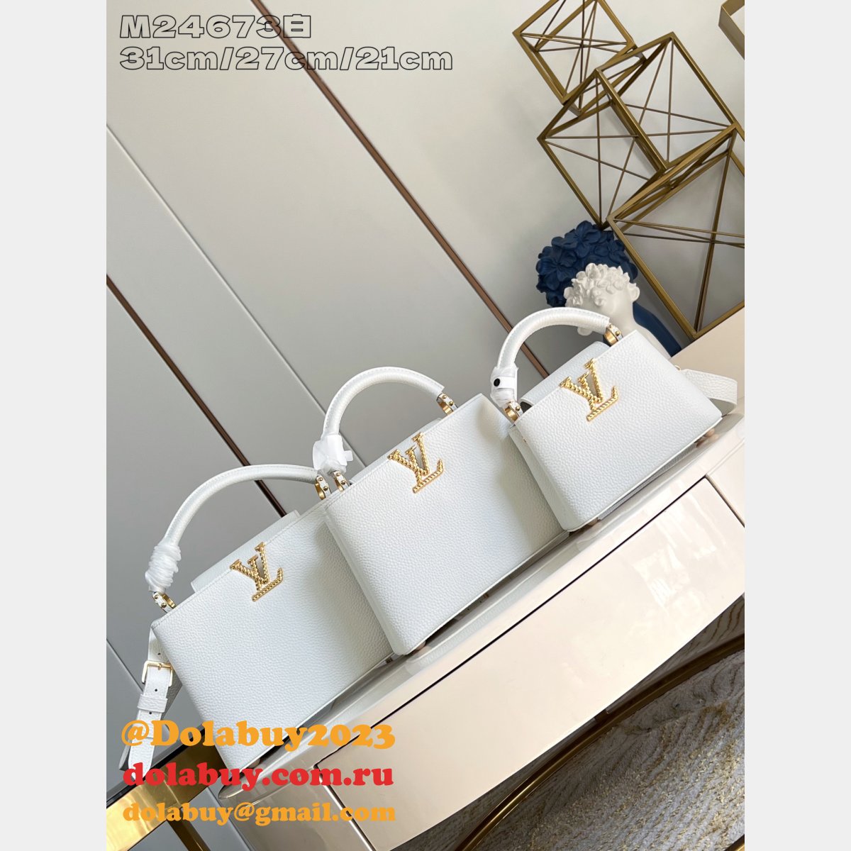 Louis Vuitton Capucines BB M24673 AAA+ Copy Handbags