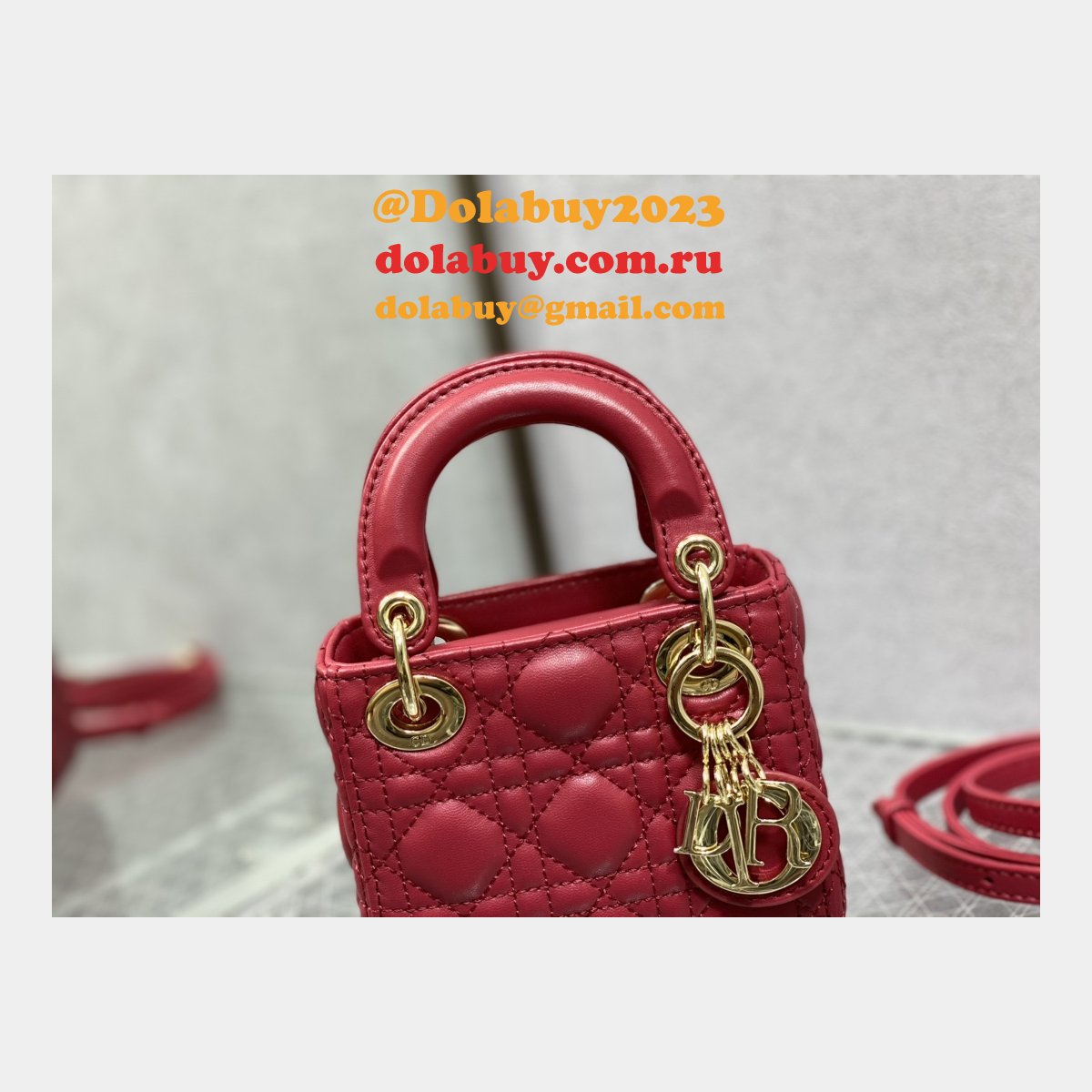 Replica Fashion Dior Micro Lady 1:1 Mirror 12CM Bag