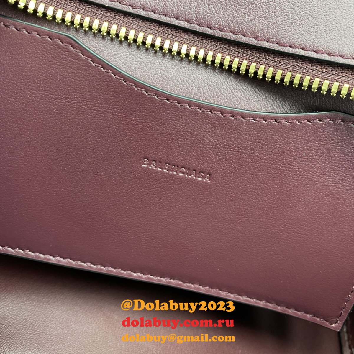 Replica balenciaga cuag plain weave wine red