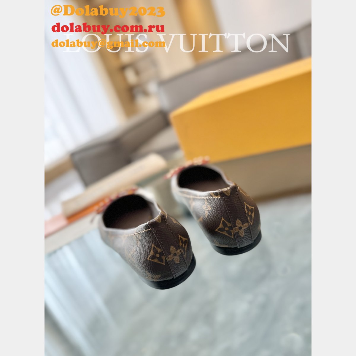 Top Quality LOUIS VUITTON Shake Flat Ballerina