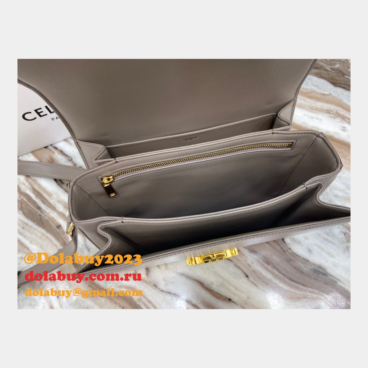 The Best Celine 1:1 Mirror Triomphe Replica Dolabuy 22cm Bag