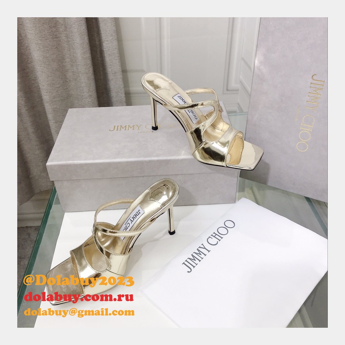 Heel: 8.5 cm Anise 75 Designer Sandals Jimmy Choo Shoes