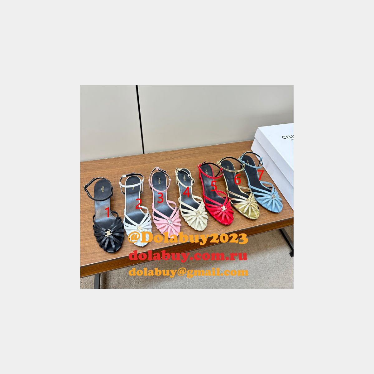 Uk Dress Sandals Inspired Celine Top Quality Shoes