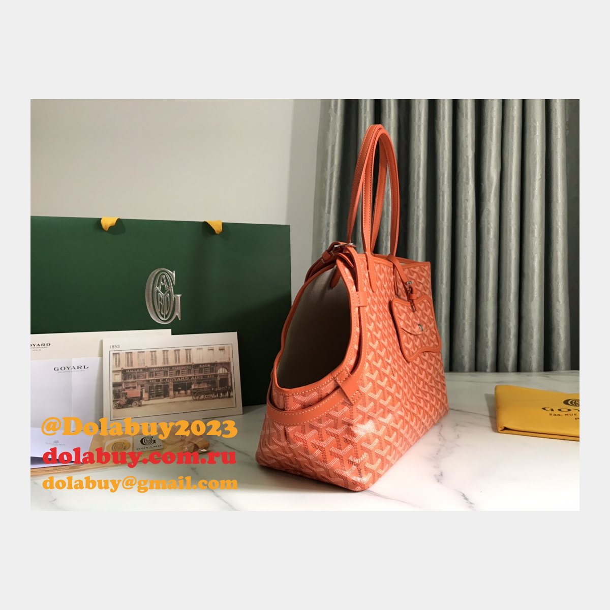 Top Quality Goyard Chien Gris & Pocket Pet bag