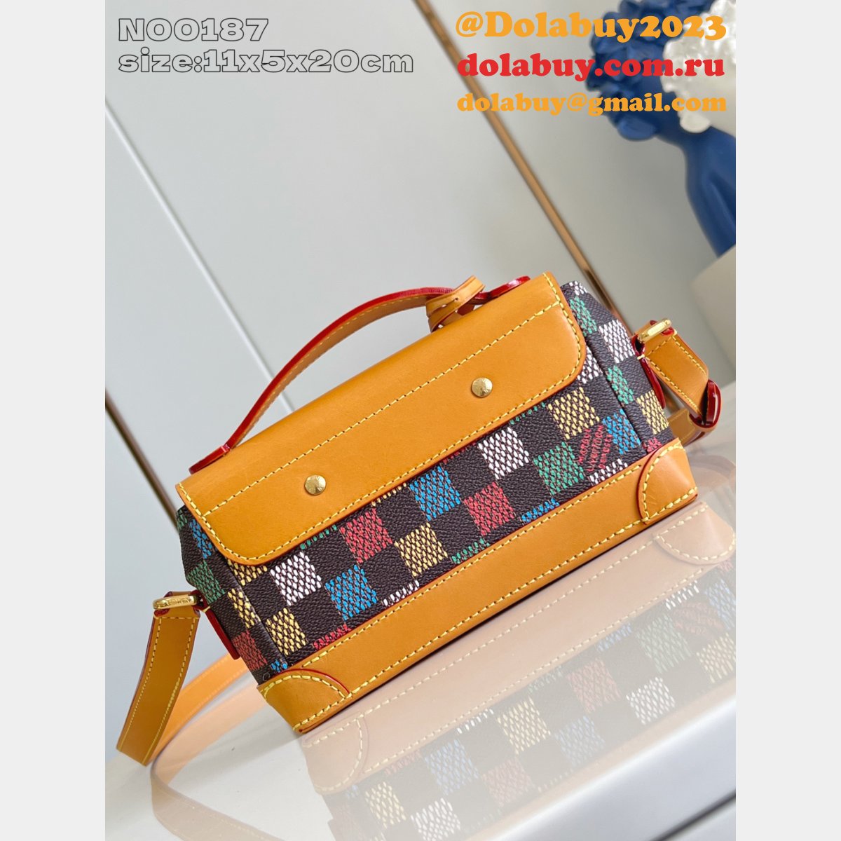 Louis Vuitton N00187 Steamer East West Wearable Wallet Damier Bag