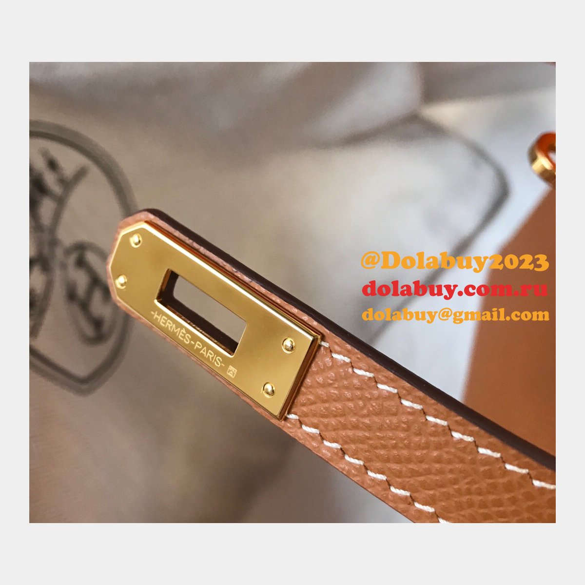 Camel Mini Kelly Replica Hermes Handbags
